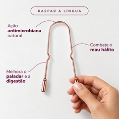 Raspador de Língua de Cobre