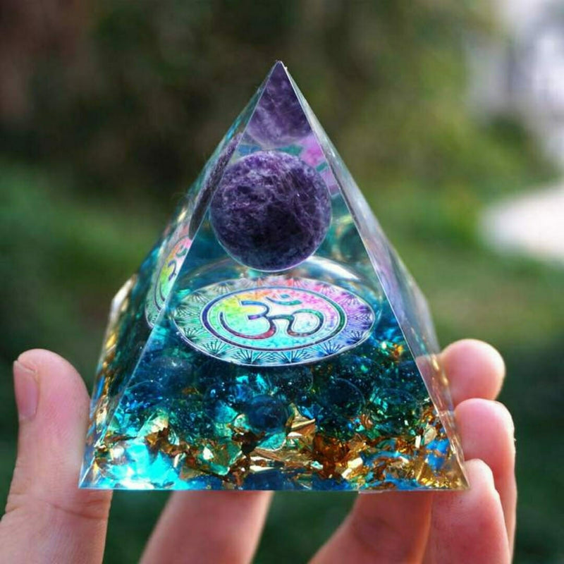 Pirâmide Orgonite - Namastê Consciência Divina