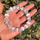 Pulseira da Purificação Selenita - Pedra Selenita / Pedra Natural