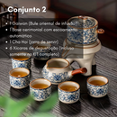 Conjunto Peônia Imperial - Kit oriental para cerimônia do chá (Gongfu Cha)