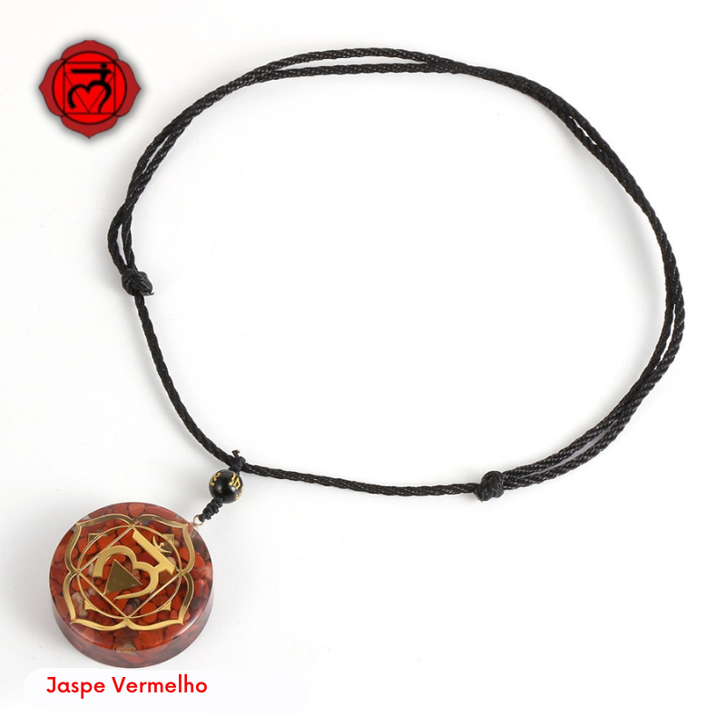 Coleção Colares Orgonite - Símbolos dos 7 Chakras