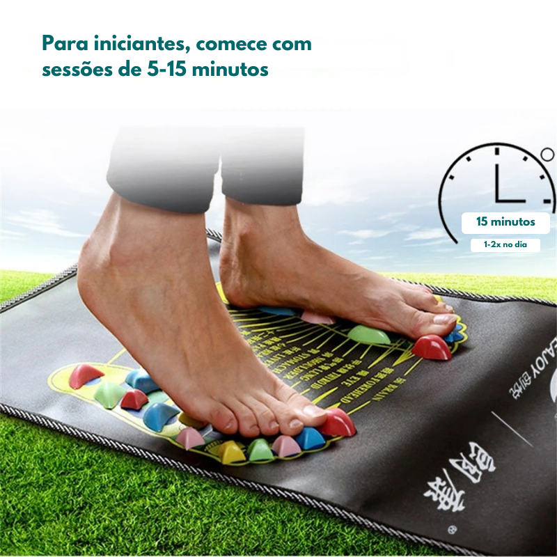 Tapete Energia Vital - Tapete de Acupressão e Reflexologia Podal