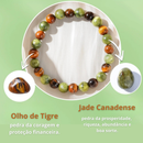 Coleção Prosperar - Coleção de Pulseiras de Pedras Naturais