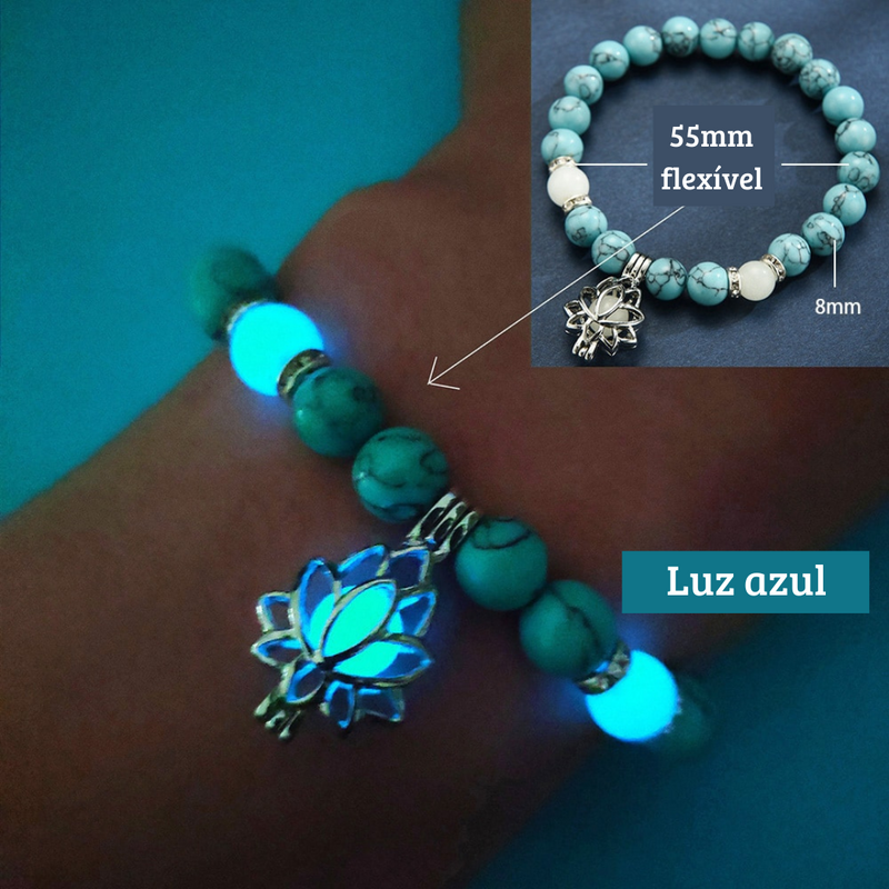 Pulseira Luminosa Flor de Lótus ✨