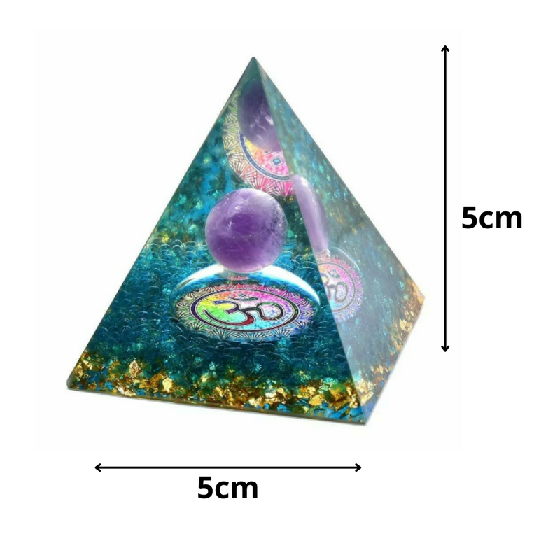 Pirâmide Orgonite - Namastê Consciência Divina