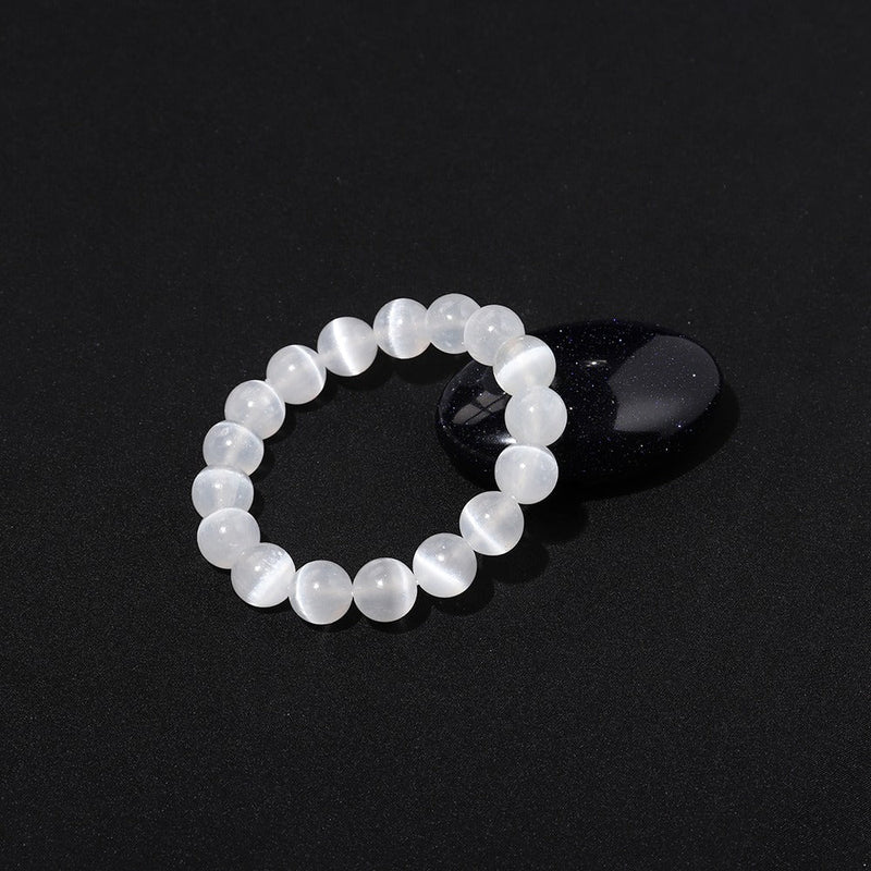 Pulseira da Purificação Selenita - Pedra Selenita / Pedra Natural