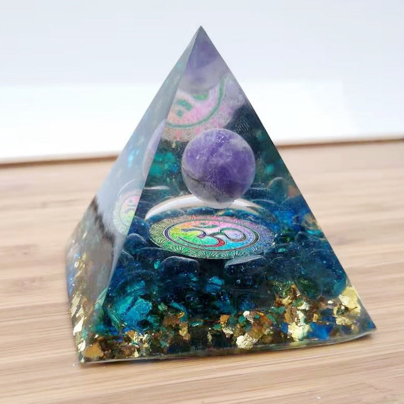 Pirâmide Orgonite - Namastê Consciência Divina