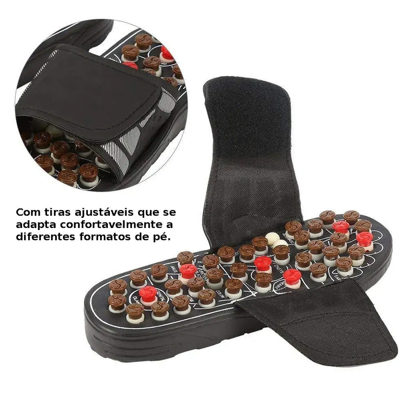 Sandália AcuPoint - Chinelo de Acupressão Reflexologia Podal
