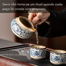 Conjunto Peônia Imperial - Kit oriental para cerimônia do chá (Gongfu Cha)