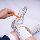 KIT Reflexologia Podal - Meia VitalPoint + Massageadores Acupressão