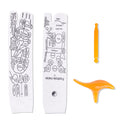 KIT Reflexologia Podal - Meia VitalPoint + Massageadores Acupressão