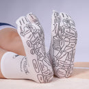 KIT Reflexologia Podal - Meia VitalPoint + Massageadores Acupressão