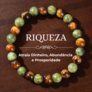 Coleção Prosperar - Coleção de Pulseiras de Pedras Naturais