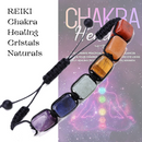 Pulseira Reikiana 7 Chakras com Cristais Naturais!