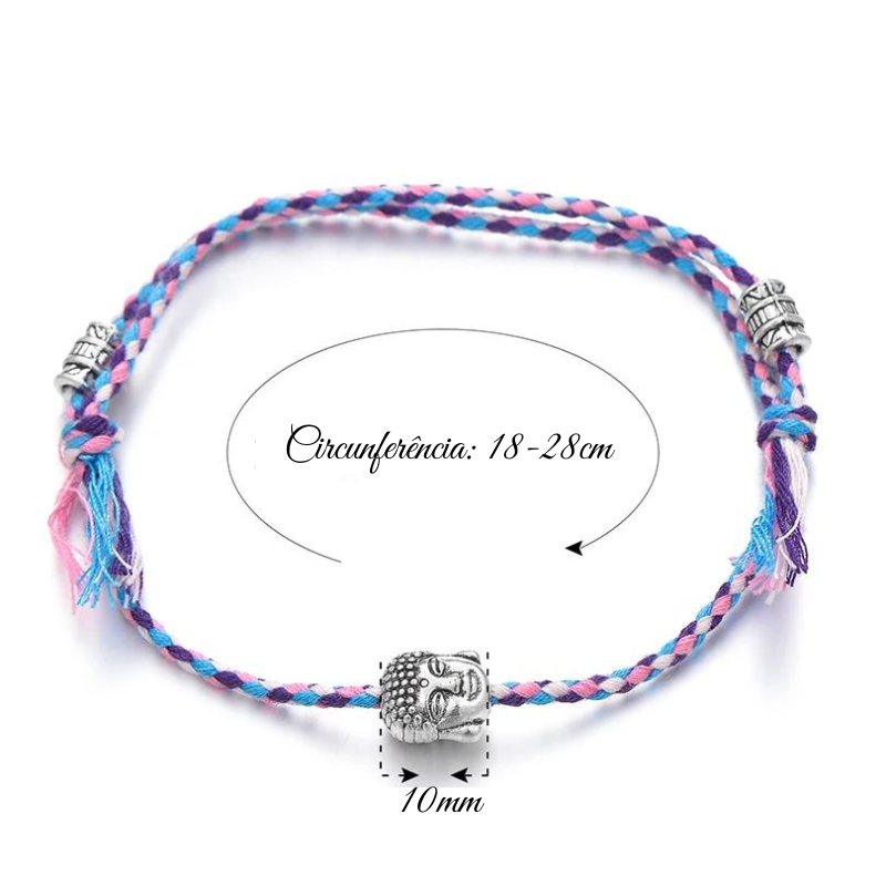 Pulseira Budista 4 Fios