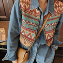 Colete Vintage - Estilo Étnico / Tribal / Boho