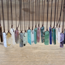 Colar Ponta Bruta - Cristal Natural