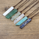 Colar Ponta Bruta - Cristal Natural