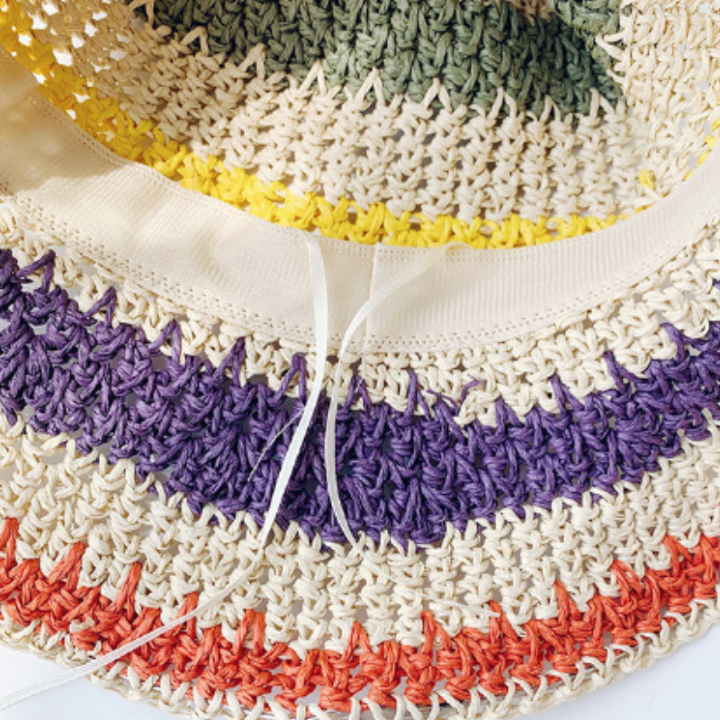 Chapéu Primavera - Chapéu de praia feminino, estilo Boho