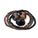 Kit 3 Pulseiras de Pedras Naturais + Pedras de Brinde
