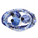 Kit 3 Pulseiras de Pedras Naturais + Pedras de Brinde