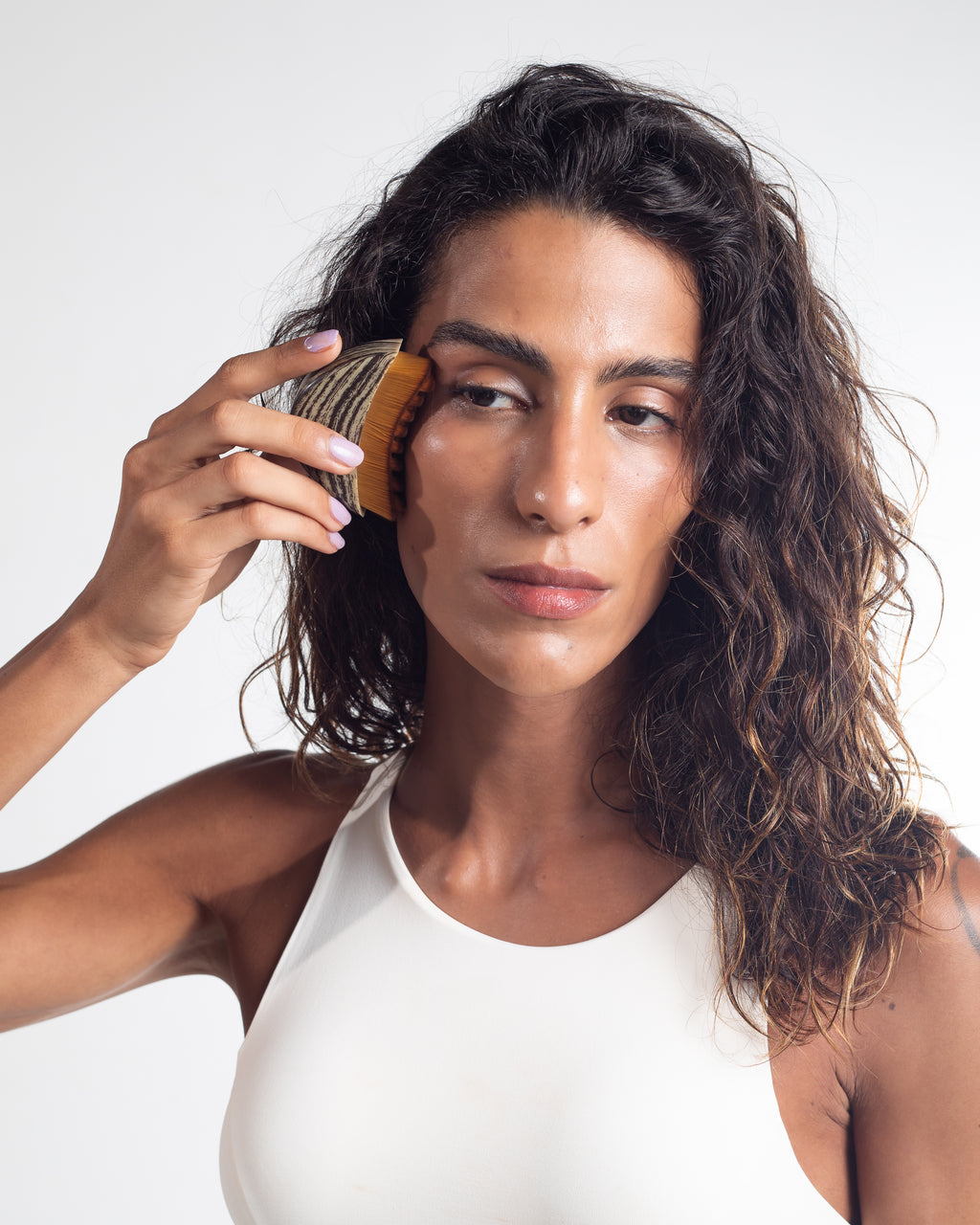 DrenaFace – Escova de Drenagem Linfática Facial