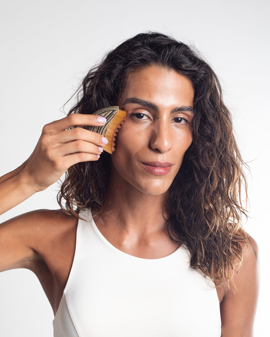 DrenaFace – Escova de Drenagem Linfática Facial