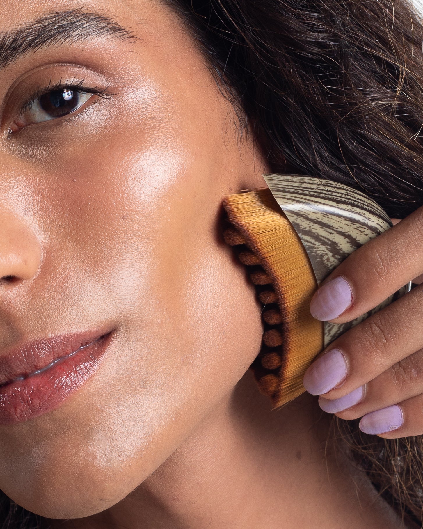 DrenaFace – Escova de Drenagem Linfática Facial