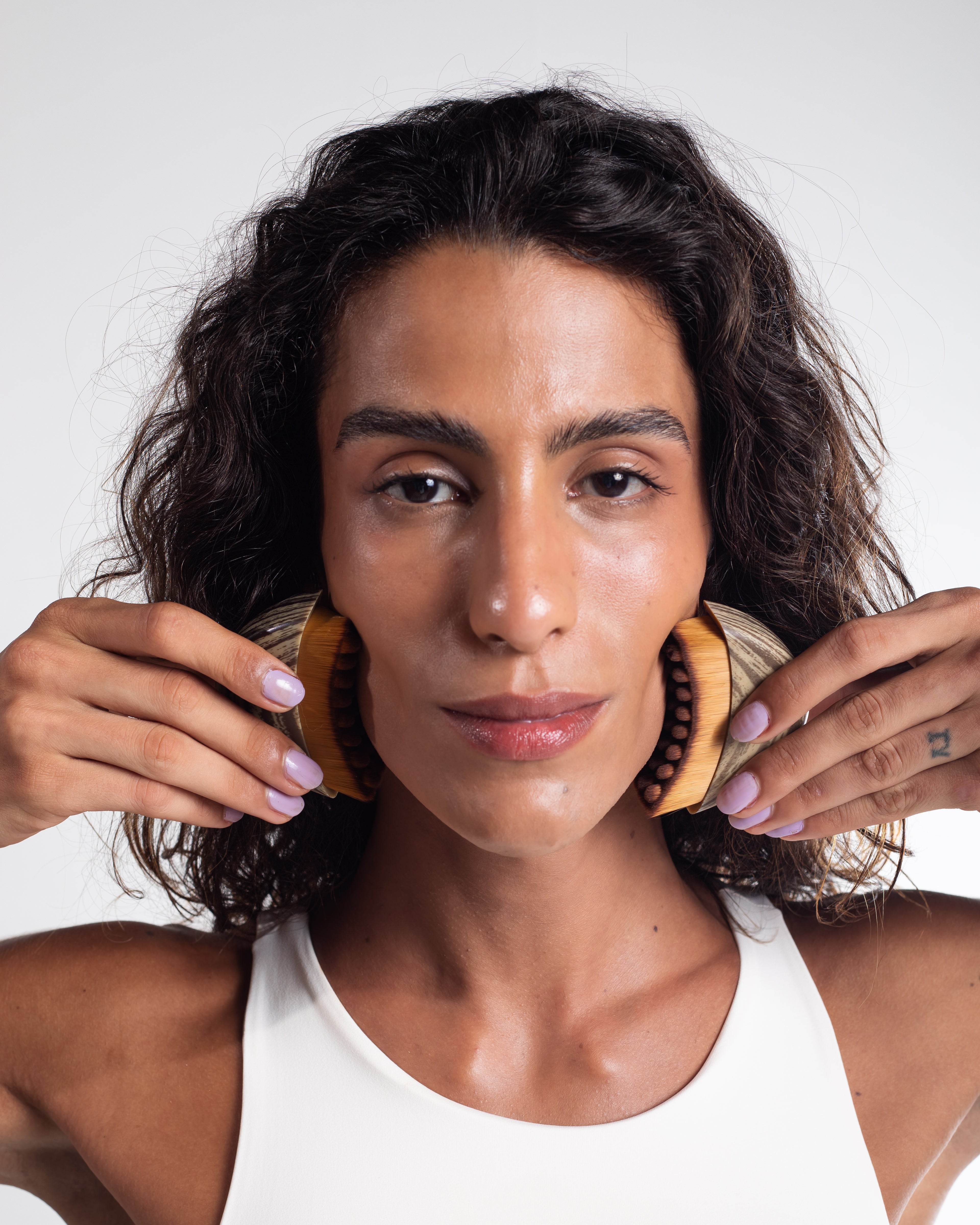 DrenaFace – Escova de Drenagem Linfática Facial