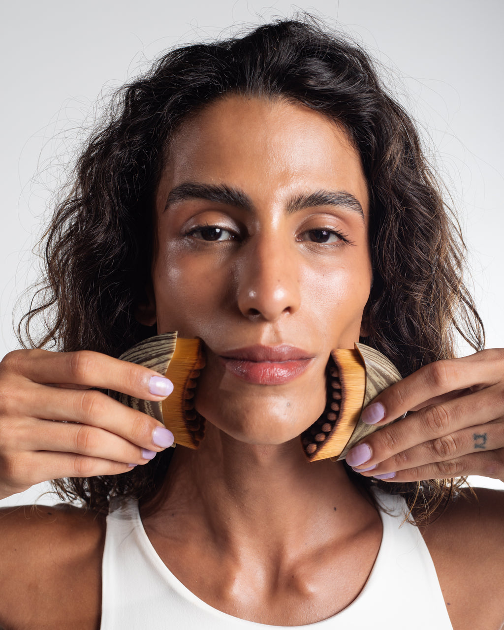 DrenaFace – Escova de Drenagem Linfática Facial