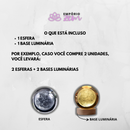 Luminária Esfera de Cristal Planetária 3D