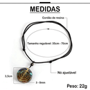 Colar Transmutador de Energia™ - Amuleto Orgonite 7 Chakras - Empório Zem