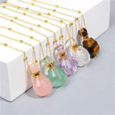 Colar Cheirinho que Cura™ - Colar Difusor Pessoal de Cristais Naturais - Empório Zem