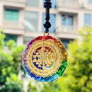 Colar Orgonite 7 Chakras - Sri Yantra