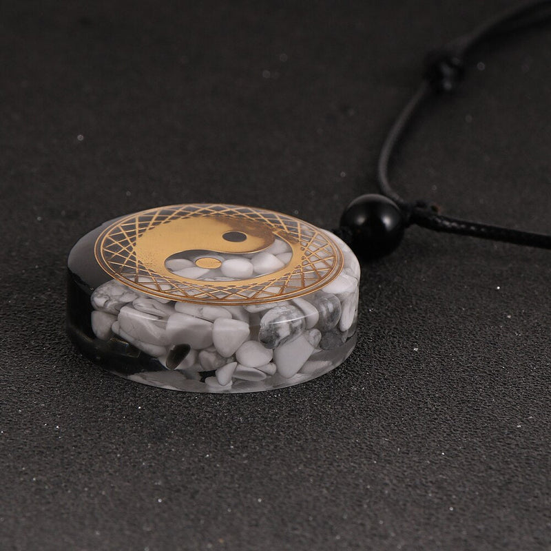 Colar Orgonite Yin Yang