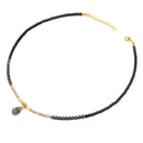 Colar semi-jóia Pingente de Pedra Natural