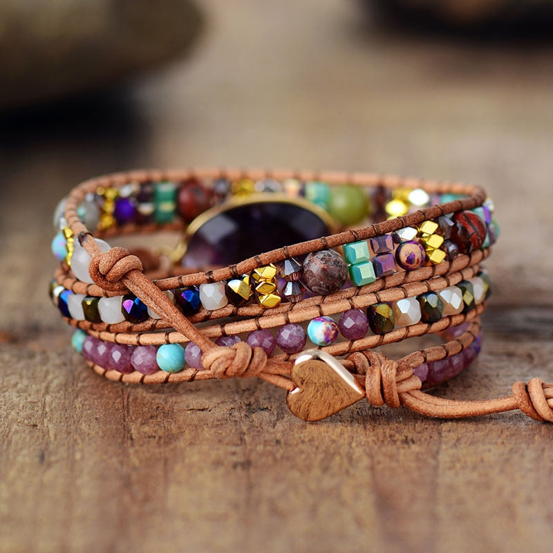 Pulseira Amestista Wisdom - Ametista Natural