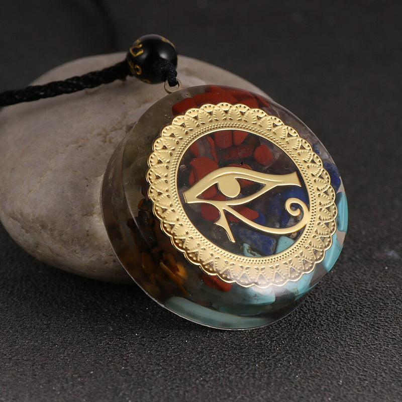 Colar Orgonite Olho de Hórus