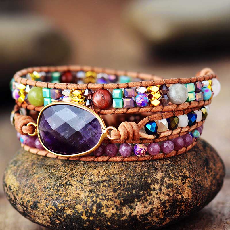 Pulseira Amestista Wisdom - Ametista Natural