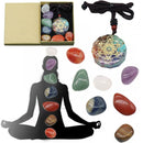 Kit Reiki 7 Chakras: Colar Orgonite Metatron + 7 Cristais de Brinde!