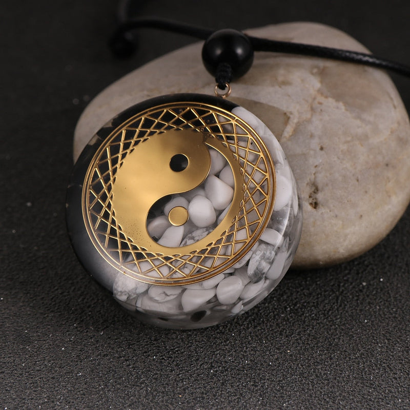 Colar Orgonite Yin Yang