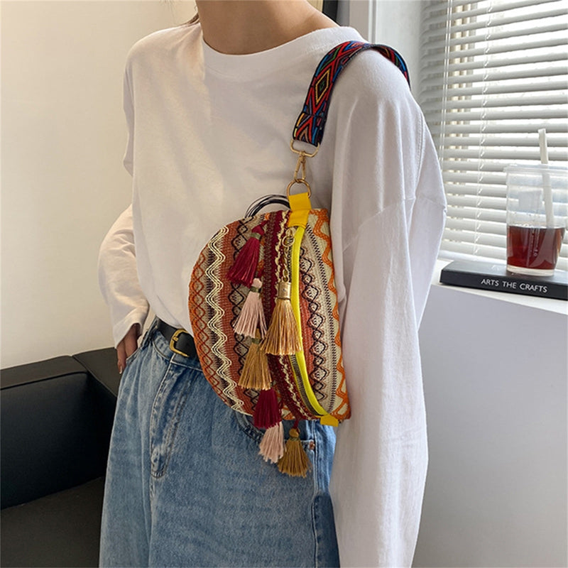 Bolsa de Cintura Boho - Crossbody