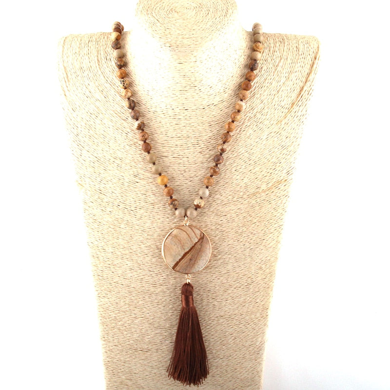 Colar Japamala Fashion Stones™ - Com Pedras Naturais