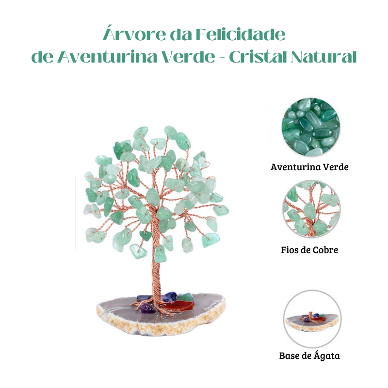 Árvore da Felicidade - Cristais