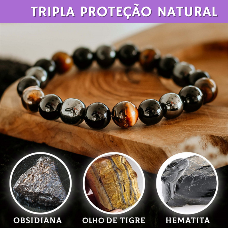 Combo: Pulseira da Tripla Proteção + Pulseira Tibetana