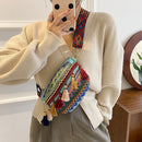 Bolsa de Cintura Boho - Crossbody