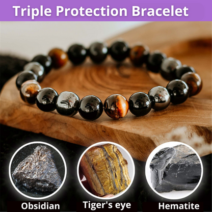 Triple Protection Bracelet: Protection, Power, and Balance