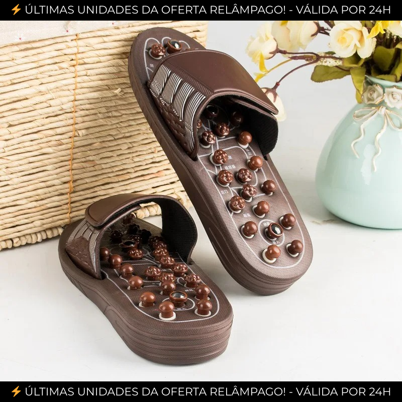 Sandália AcuPoint - Chinelo de Acupressão Reflexologia Podal