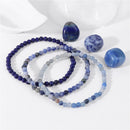 Kit 3 Pulseiras de Pedras Naturais + Pedras de Brinde