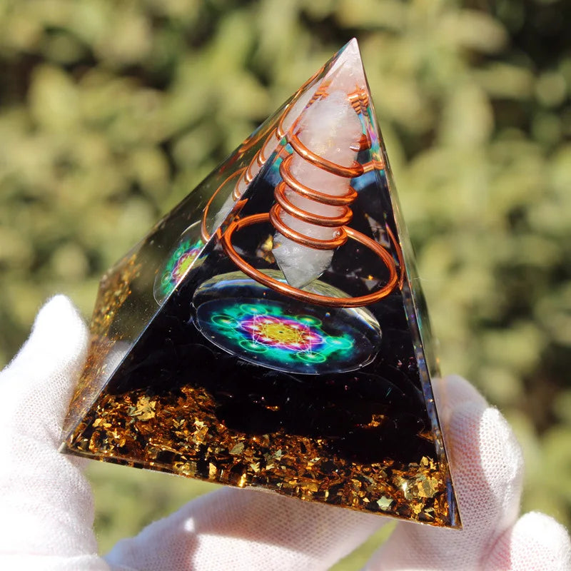 Pirâmide Orgonite - Metatron
